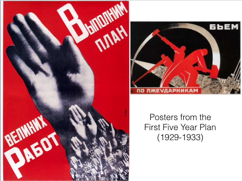 First Five Year Plan Posters